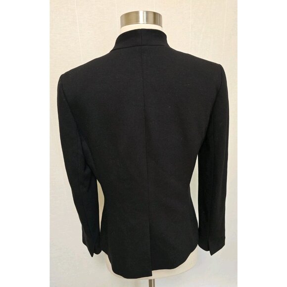 J. Crew Blazer Womens Going-Out Blazer in Stretch Twill Size 4 Black H2743 - Picture 3 of 8
